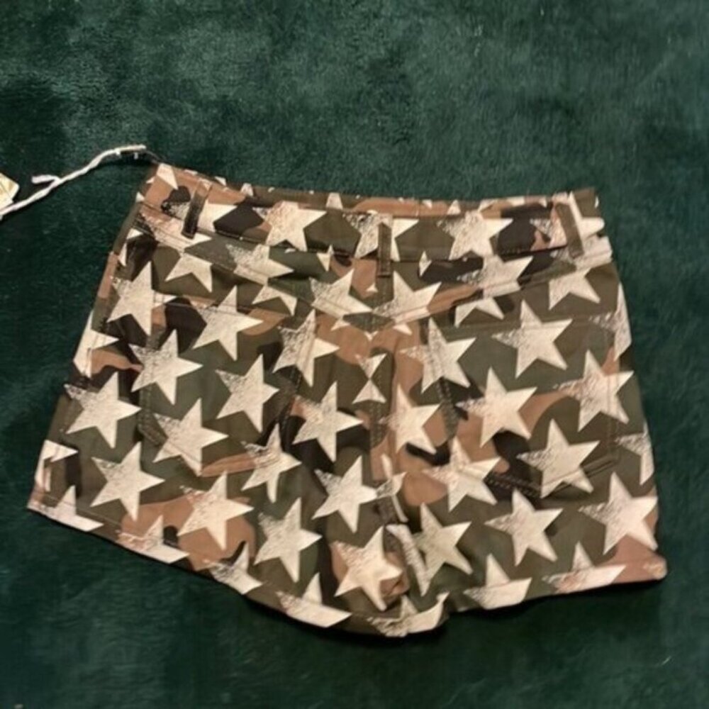 Valentino Denim Star Print Shorts size 4 - Picture 11 of 11